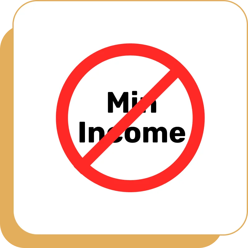 Is a minimum income required when borrowing from a licensed money lender like 1-Fund