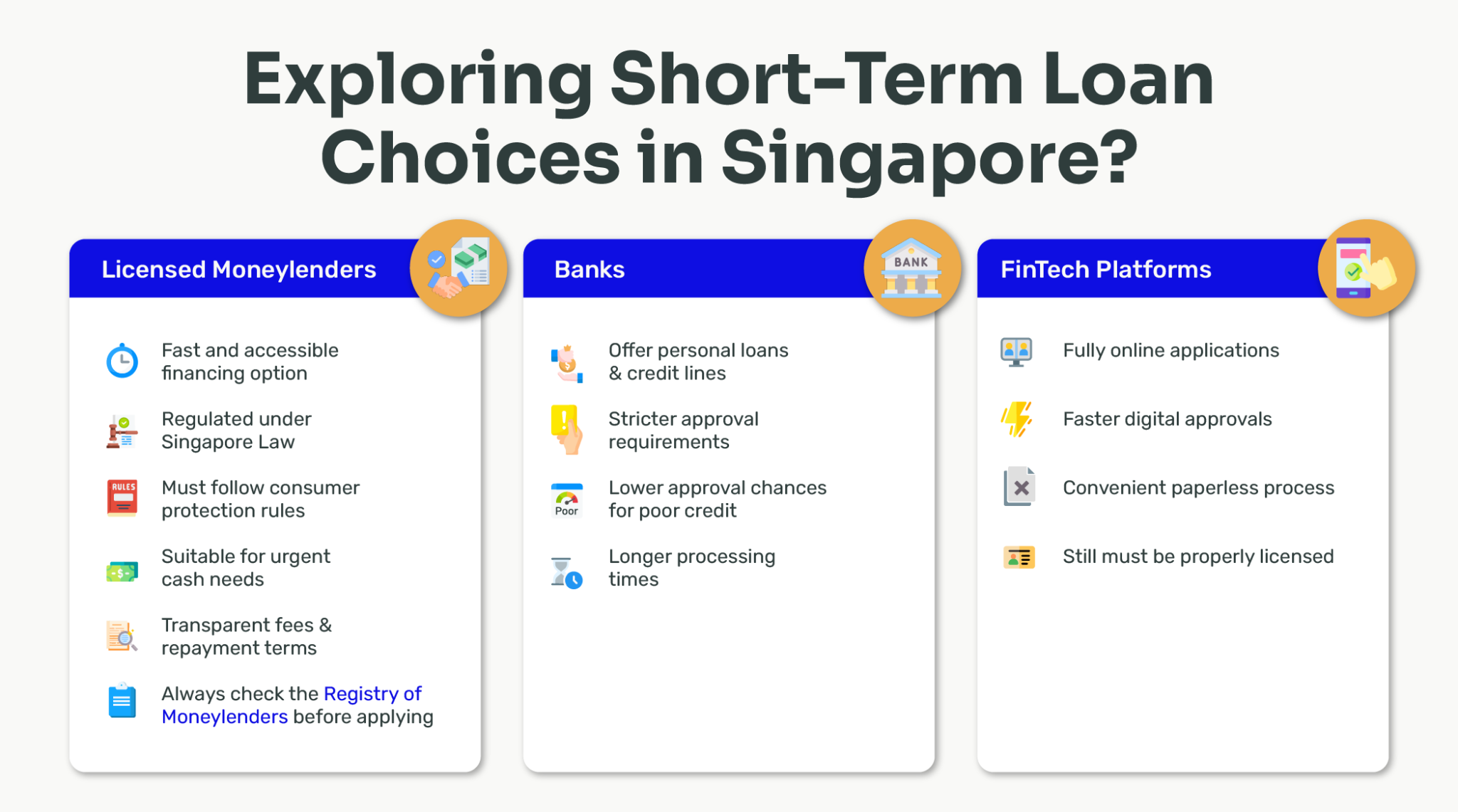 Where to Get Short-Term Loans in Singapore?